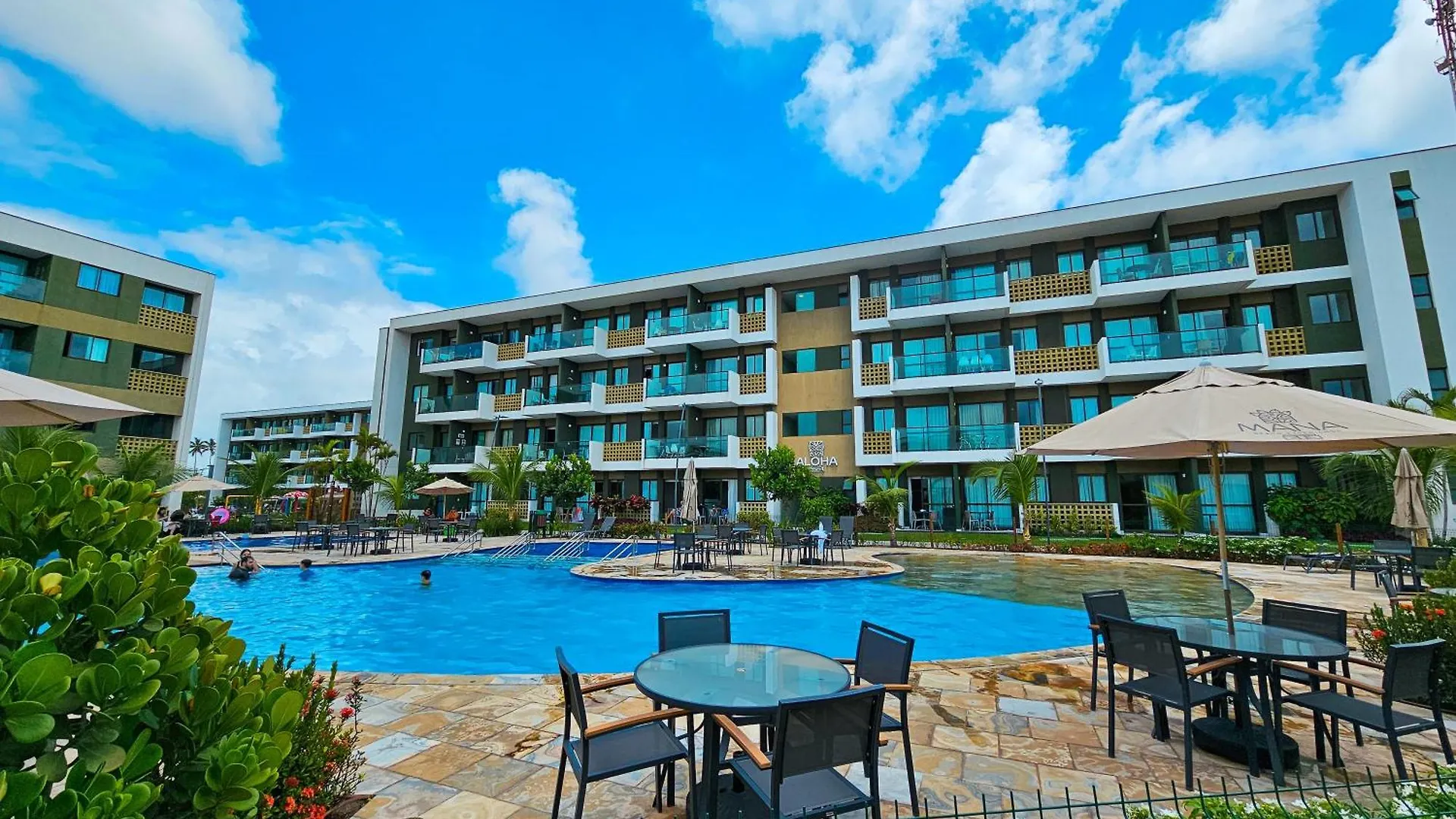 Flat Luxo Oasis Do Mana 350M Da Praia, Polo Aquatico-2Qts, 2Gar Pôrto das Galinhas 0*,  Brasil