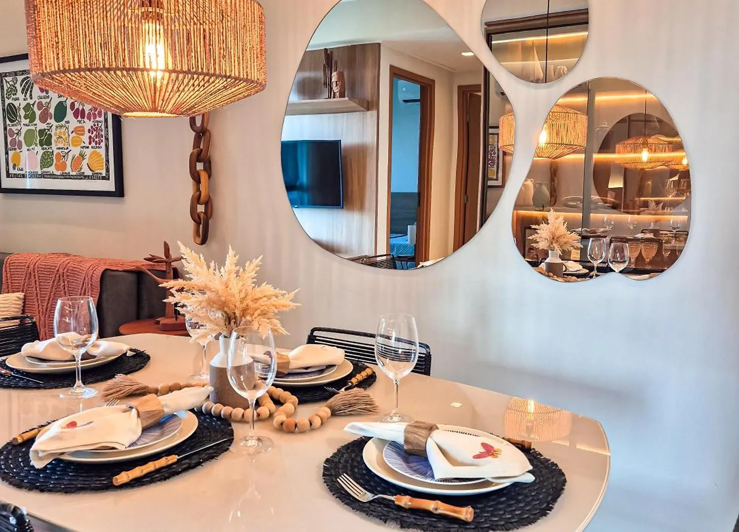 Flat Luxo Oasis Do Mana 350M Da Praia, Polo Aquatico-2Qts, 2Gar Pôrto das Galinhas Brasil